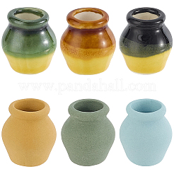 Porcelain Vase Miniature Flowerpot Ornaments&nbsp;AJEW-GF0014-03
