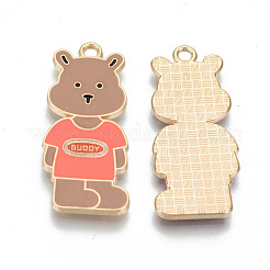 Alloy Enamel Pendants&nbsp;X-ENAM-T011-07KC-RS