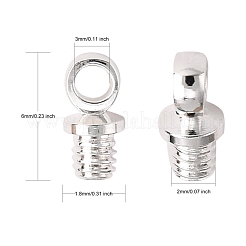 Brass Cup Pearl Peg Bails Pin Pendants&nbsp;KK-H759-32S