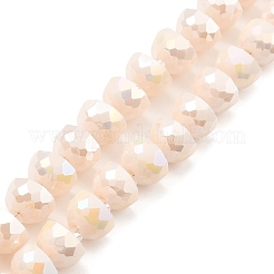 AB Color Plate Glass Beads Strands&nbsp;EGLA-P051-02A-B