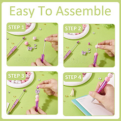 Plastic Beadable Pens&nbsp;DIY-TA0012-71