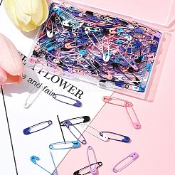 200Pcs 8 Colors Iron Safety Pins&nbsp;FIND-FS0002-78