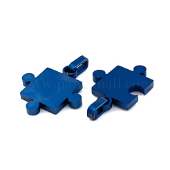 304 Stainless Steel Split Pendants&nbsp;STAS-K283-01BL