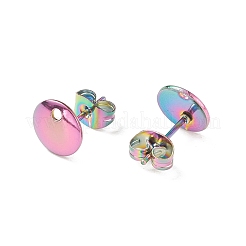 Ion Plating(IP) 304 Stainless Steel Stud Earring Findings&nbsp;STAS-K184-03-02M
