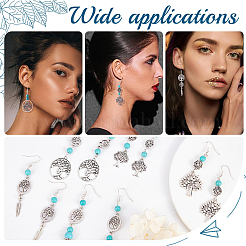 DIY Tree of Life Long Dangle Earring Making Kits&nbsp;DIY-SC0019-67