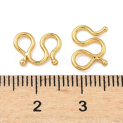 Brass S-Hook Clasps&nbsp;KK-H532-07A-G