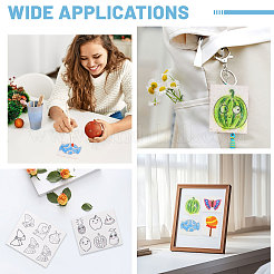 12Pcs 3 Styles Wood Pulp Cotton Magic Foam Texture Painting Paper&nbsp;DIY-CA0008-36