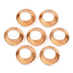 Transparent Acrylic Finger Rings&nbsp;LS-RJEW-T010-05G