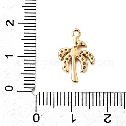 Brass Micro Pave Clear Cubic Zirconia Pendants&nbsp;KK-F916-35G