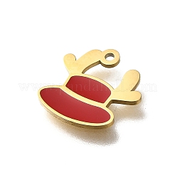 Ion Plating(IP) 304 Stainless Steel Charms&nbsp;STAS-A104-05G