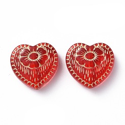 Plating Acrylic Beads&nbsp;X-OACR-P007-09