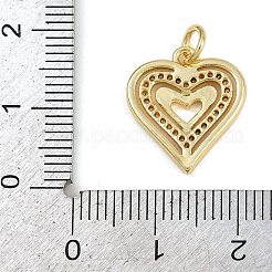 Brass Micro Pave Clear Cubic Zirconia Pendants&nbsp;KK-Z123-07G