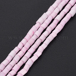 Glass Silk Stain Style Beads Strands&nbsp;GLAA-N047-001A-08