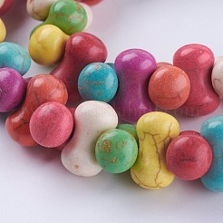 Synthetic Turquoise Beads Strands&nbsp;G-P347-15