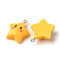 Opaque Resin Pendants&nbsp;RESI-P045-07P-01