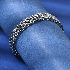 201 Stainless Steel Link Chain Bracelets for Women Men&nbsp;STAS-T077-20P-01