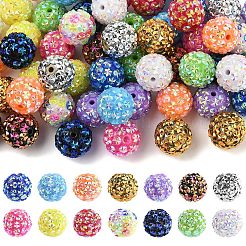10Pcs Opaque Acrylic Beads&nbsp;OACR-YW0003-35A