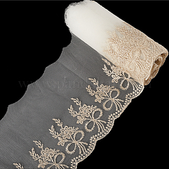 10 Yards Polyester Flower Embroidery Lace Trim&nbsp;OCOR-GF0004-88
