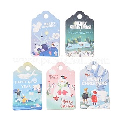 50Pcs Christmas Theme Paper Printed Gift Tags&nbsp;CDIS-H007-08