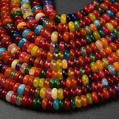 Natural Agate Beads Strands&nbsp;G-L635-A01-4x2mm-03