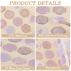 Translucent PVC Adhesive Stickers&nbsp;DIY-CP0009-54A