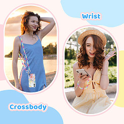 12Pcs Acrylic Link Phone Hand Strap Chains&nbsp;HJEW-PH02159