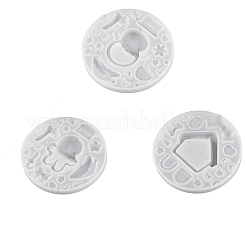 Christmas Theme Snowman/Gingerbread Man/House DIY Silicone Quicksand Molds&nbsp;SIMO-PW0017-12C