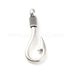 Tibetan Style Alloy Hook Clasps&nbsp;PALLOY-P293-066AS