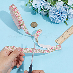 Flower Cotton Ribbon&nbsp;OCOR-WH0109-115B