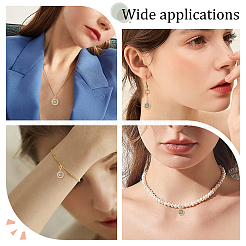 Brass Micro Pave Cubic Zirconia Pendants&nbsp;KK-BBC0003-39
