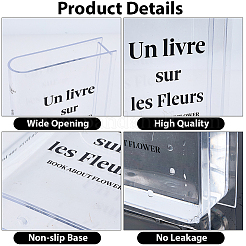 Acrylic Clear Art Vase&nbsp;AJEW-WH20097-060
