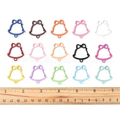 30Pcs Spray Paint Alloy Spring Gate Rings&nbsp;FIND-FS0004-03