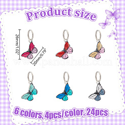 Butterfly Alloy Shoes Charms&nbsp;PALLOY-UN00008