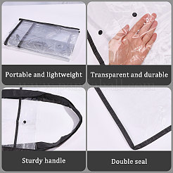 Transparent PVC Storage Bag&nbsp;ABAG-WH0044-91B