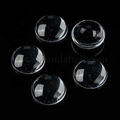 Transparent Glass Cabochons&nbsp;GGLA-R026-16mm