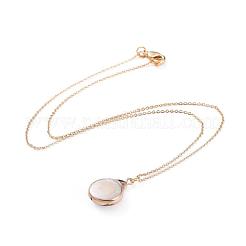 Brass Pendant Necklaces&nbsp;NJEW-JN02522-01