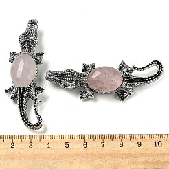 Dual-use Items Alloy Crocodile Brooch&nbsp;JEWB-C026-01A-AS