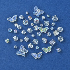 Electroplate Glass Beads Strands&nbsp;EGLA-FS0001-41