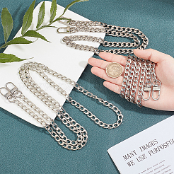 3 Strand 3 Style Iron Chain Bag Strap&nbsp;FIND-WR0002-60