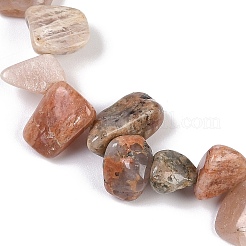 Natural Multi-Moonstone Nuggets Beads Strands&nbsp;G-B125-A19-01