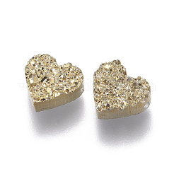 Imitation Druzy Gemstone Resin Beads&nbsp;RESI-L026-D