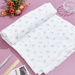 Flower Pattern Cotton Fabric&nbsp;DIY-WH0899-587