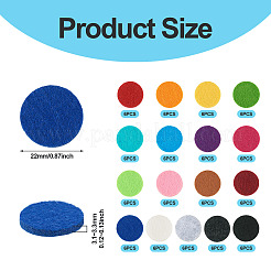 102Pcs 17 Colors Fibre Perfume Pads&nbsp;FABR-TA0001-01