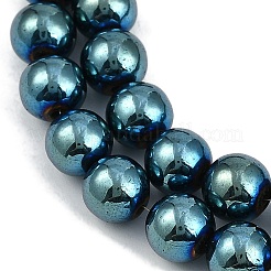 Electroplated Synthetic Magnetic Hematite Beads Strands&nbsp;G-G174-L01
