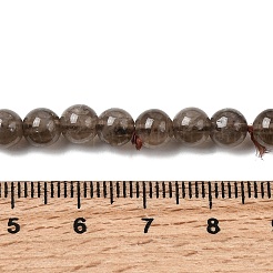 Natural Smoky Quartz Beads Strands&nbsp;X-G-B167-A09-6mm