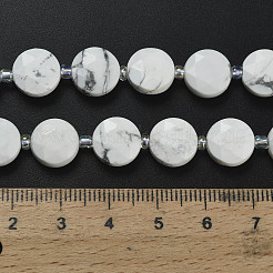 Natural Howlite Beads Strands&nbsp;G-F812-C08-01