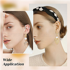 24Pcs 6 Style Rack Plating Brass Pave Cubic Zirconia Earring Hooks&nbsp;KK-BBC0012-31