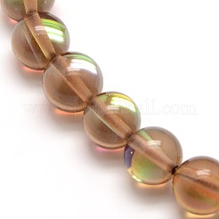 Synthetic Moonstone Beads Strands&nbsp;LS-G-F143-8mm-08