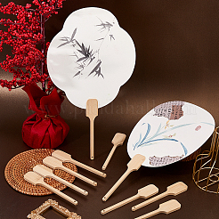 20Pcs Bamboo Short Fan Handle&nbsp;DIY-FH0010-40A