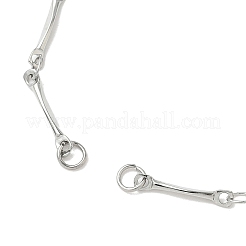 304 Stainless Steel Twisted Bar Chains Bracelet Making&nbsp;AJEW-JB01352